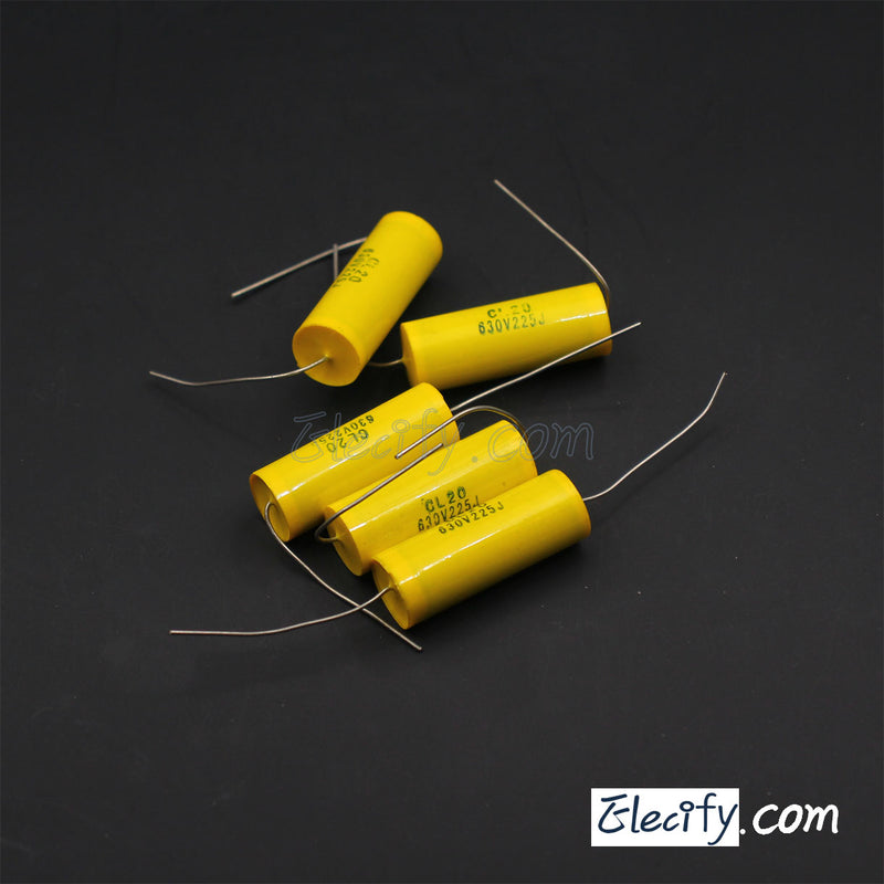 630V 225 2.2uF 2200nF Audio Axial Polypropylene Film Capacitor