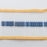 20pcs 1W Resistor 1.2Ω - 10Ω, Metal Film, 1% tolerance