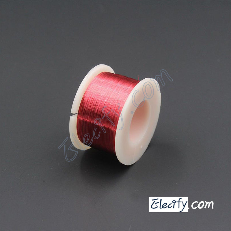 Red color Enameled wire 100g 42AWG, 0.06mm, 28g Enameled copper wire, Magnet Wire